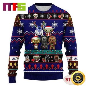 Friends Baby Yoda Wool Knitted Star Wars Cute Funny Best For 2023 Holiday Christmas Ugly Sweater