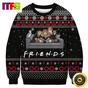 Friends x Harry Potter Hermione Granger And Ron Weasley Funny Best For 2023 Holiday Christmas Ugly Sweater Friends x Harry Potter Hermione Granger And Ron Weasley Funny Best For 2023 Holiday Christmas Ugly Sweater