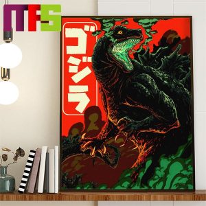 Godzilla Green Atomic Breath Japanese Style Artwork Home Decor Poster Canvas Godzilla Green Atomic Breath Japanese Style Artwork Home Decor Poster Canvas