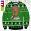 Funny Grinch Snowflake Pattern Christmas Ugly Sweater 2023