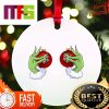 Grinch Hand Holding FJB Logo Custom Christmas Tree Ornaments 2023