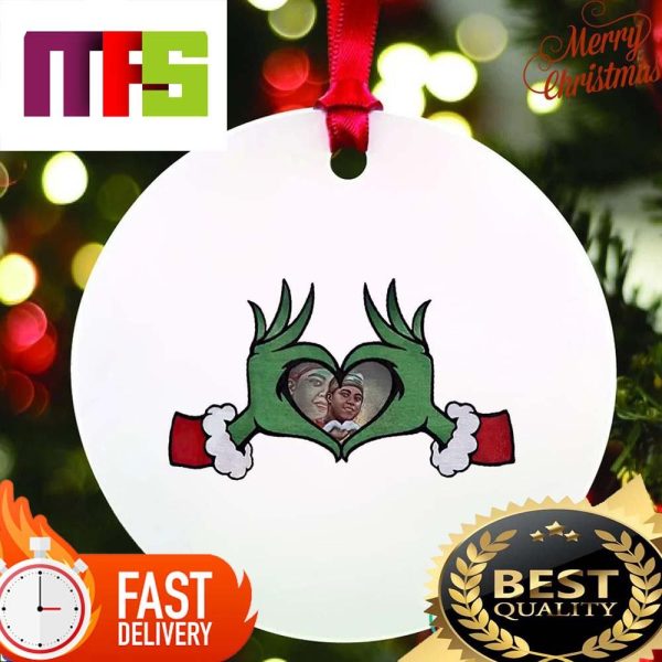 Grinch Love Jeremy Pena Funny Custom Christmas Ornaments 2023