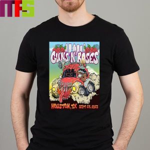 Guns N Roses Houston TX September 28th North America Tour 2023 Essentials T-Shirt