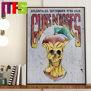 Guns N Roses Music Midtown Event At Atlanta GA September 17th 2023 Home Decor Poster Canvas