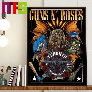 Guns N Roses Toronto Rogers Centre Tour On September 3rd 2023 Home Decor Official Poster Canvas Guns N Roses Toronto Rogers Centre Tour On September 3rd 2023 Home Decor Official Poster Canvas