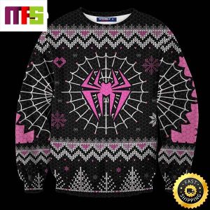 Gwen Stacy Ghost Spider Marvel Black Pattern Unique Idea Best For 2023 Holiday Christmas Ugly Sweater Gwen Stacy Ghost Spider Marvel Black Pattern Unique Idea Best For 2023 Holiday Christmas Ugly Sweater