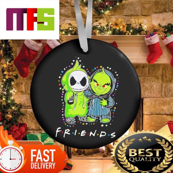 Jack Skellington And Grinch Friends Custom Christmas Tree Decorations 2023