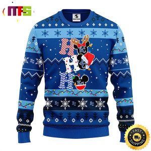 Kansas City Royals Hohoho Mickey Disney Funny Cute Best For 2023 Holiday Christmas Ugly Sweater