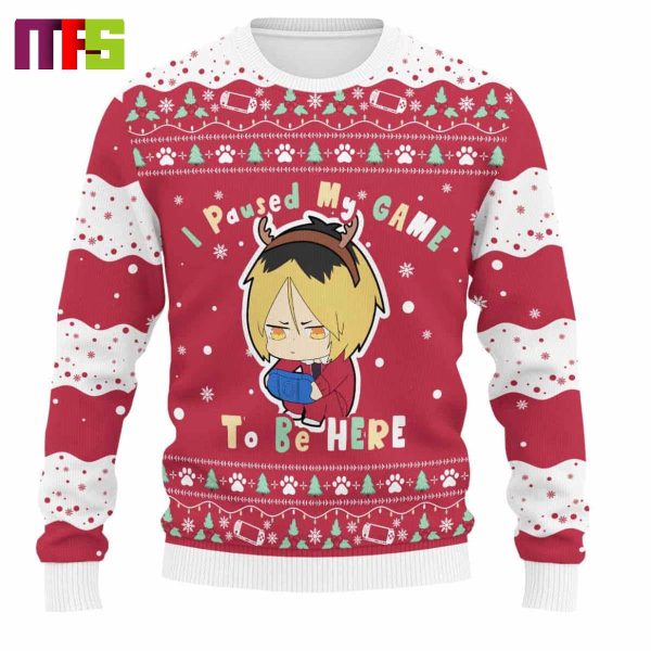 Kenma Kozume In Haikyuu Anime Christmas Ugly Sweater 2023