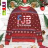 Light Lantern On Black Background Christmas Ugly Sweater 2023