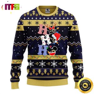 Los Angeles Rams HoHoHo Mickey Disney Funny Cute Best For 2023 Holiday Christmas Ugly Sweater