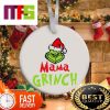 Love Grinch With Candy Cane Pattern Custom Christmas Tree Ornaments 2023