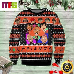 Martin TV Series Black Friends Animation Characters Funny Best For 2023 Holiday Christmas Ugly Sweater