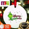 Merry Grinchmas Rainbow With Noel Pattern Funny Xmas Ornaments 2023