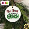 MLB The Grinch I Hate People But I Love My Astros Houston Christmas Ornaments 2023