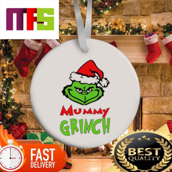 Mummy Grinch Hanging Bauble Christmas Custom Ornaments 2023