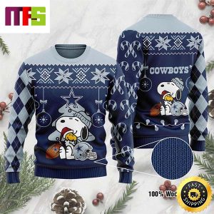 NFL Snoopy And Woodstock Dallas Cowboys Cute Funny Best For 2023 Holiday Christmas Ugly Sweater