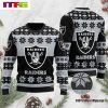 NFL Las Vegas Raiders Big Logo Christmas Ugly Sweater 2023