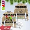 NFL Minnesota Vikings Baby Groot And Grinch Best Friends Christmas Ugly Sweater 2023