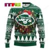 NFL New York Jets Big Logo On Green And Whitr Background Christmas Ugly Sweater 2023