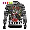 NFL New York Jets Skull Flower Idea Christmas Ugly Sweater 2023