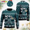 NFL Oakland Raiders With Grinch Hug Christmas Ugly Sweater 2023