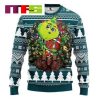 NFL San Diego Chargers With Grinch Hug Christmas Ugly Sweater 2023