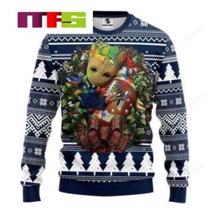 NFL Seattle Seahawks Groot Hug Idea Christmas Ugly Sweater 2023