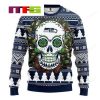 NFL Seattle Seahawks On Black And Gray Background Christmas Ugly Sweater 2023