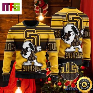 NFL Peanuts Snoopy San Diego Padres Cute Funny Best For 2023 Holiday Christmas Ugly Sweater