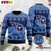 NFL Tennessee Titans On Blue Background Christmas Ugly Sweater 2023