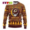 NFL Washington Redskins Groot Hug Idea Christmas Ugly Sweater 2023