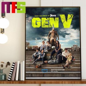 New Series Gen V From The World Of The Boys On Prime September 29th Home Decor Poster Canvas New Series Gen V From The World Of The Boys On Prime September 29th Home Decor Poster Canvas