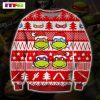 Nigeria On Green Background Christmas Ugly Sweater 2023