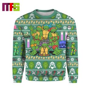 Teenage Mutant Ninja Turtles Ghostbusters Ugly Christmas Sweater - Trends  Bedding