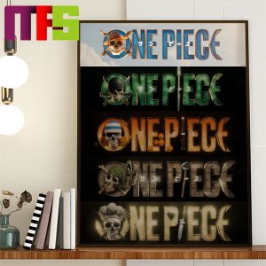 One Piece Live Action The Straw Hat Jolly Rogers Logo Home Decor Poster Canvas