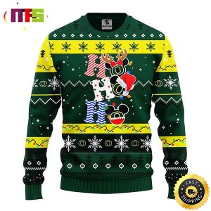 Oregon Ducks Hohoho Mickey Disney Funny Cute Best For 2023 Holiday Christmas Ugly Sweater