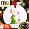 Resting Face Of Grinch Funny Custom Christmas Ornaments 2023