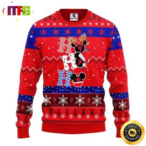 Philadelphia Phillies Hohoho Mickey Disney Funny Cute Best For 2023 Holiday Christmas Ugly Sweater