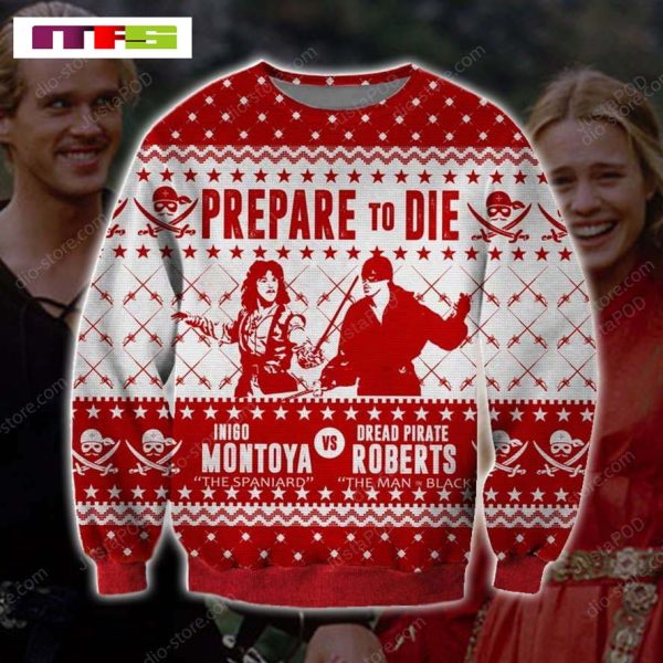 Prepare To Die Princess Bride Funny Christmas Ugly Sweater 2023