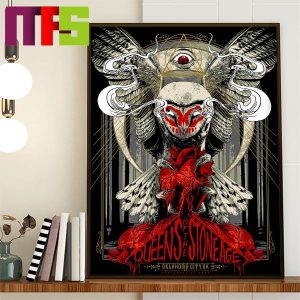 Queens Of The Stone Age Oklahoma City OK September 29th The End Is Nero Tour 2023 Home Decor Poster Canvas Queens Of The Stone Age Oklahoma City OK September 29th The End Is Nero Tour 2023 Home Decor Poster Canvas