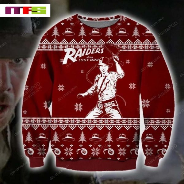 Raiders Of The Lost Ark Christmas Ugly Sweater 2023