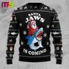 Santa Is Social Distancing This Year Christmas Ugly Sweater 2023