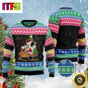 Santa Mickey Merry Christmas Disney Funny Cute Best For 2023 Holiday Christmas Ugly Sweater