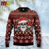 Santa Squatch Bigfoot With Gift Box Christmas Ugly Sweater 2023