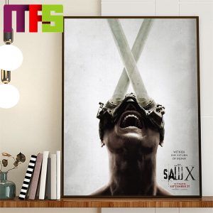 Saw X Witness The Return Of Jigsaw In Theaters September 29th Home Decor Poster Canvas