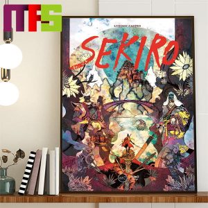 Sekiro: The Second Life Of Souls Book Cover By Ludovic Castro Artwork Home Decor Poster Canvas