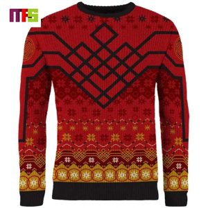 Shang Chi Ten Golden Rings Marvel Snowflake Pattern Unique Idea Best For 2023 Holiday Christmas Ugly Sweater