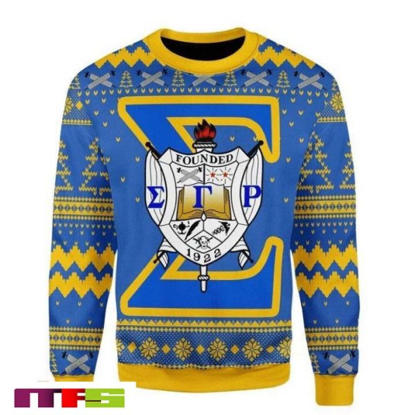 Sigma Gamma Rho Founded In 1922 Christmas Ugly Sweater 2023