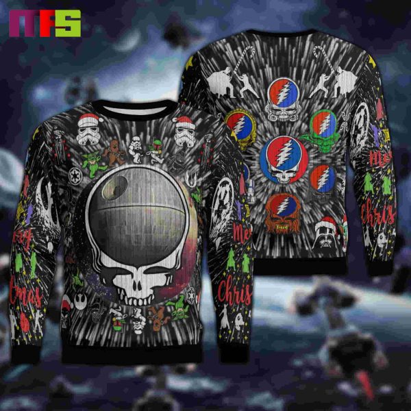 Star Wars Grateful Dead Christmas Ugly Sweater 2023